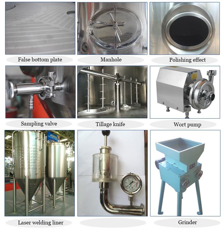 microbrewery supplies from 100L to 5000L